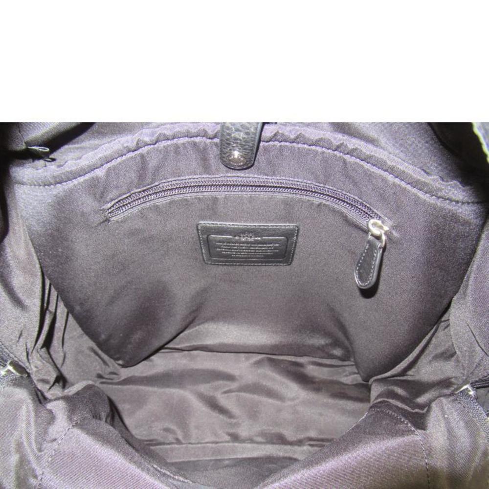 Coach Rucksack Leather Nylon - Picture 6 of 6